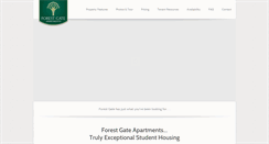 Desktop Screenshot of forestgateapts.com